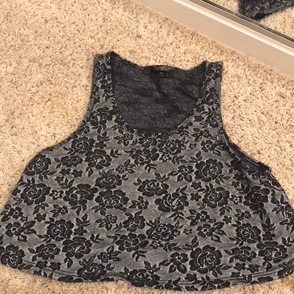 Top Shop Floral Crop Top